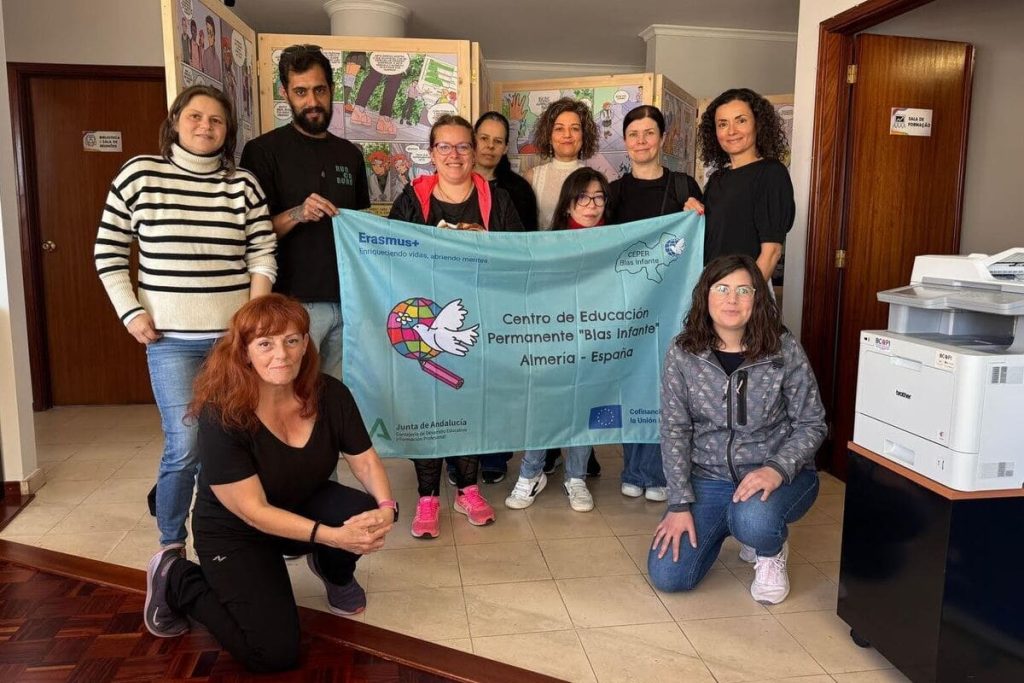 No âmbito do projeto Erasmus+ 4 docentes visitaram a nossa escola